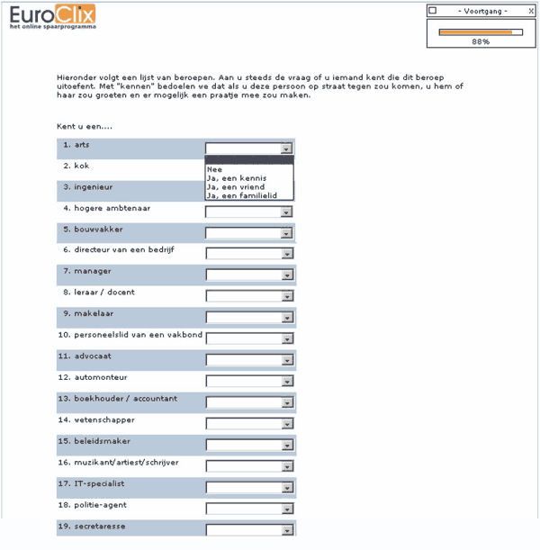 complexe layout - batterijvraag - dropdowns
